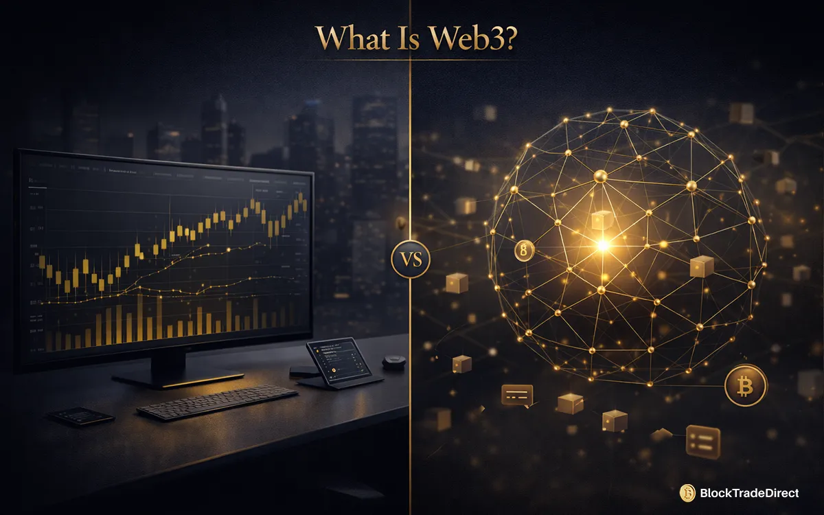 Infographic showing what is web3
