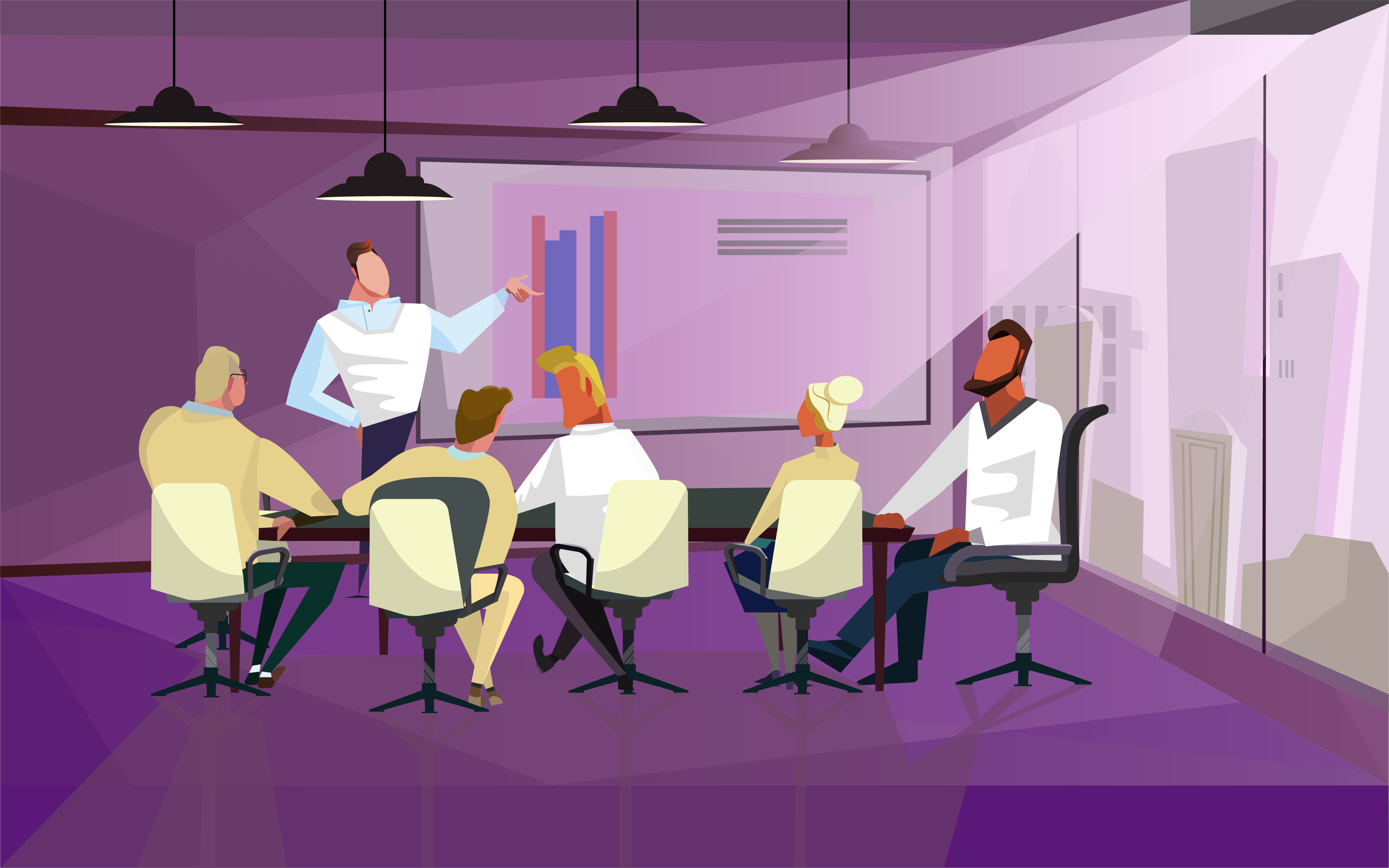 Venture capital team conducting due diligence for high-growth startup funding