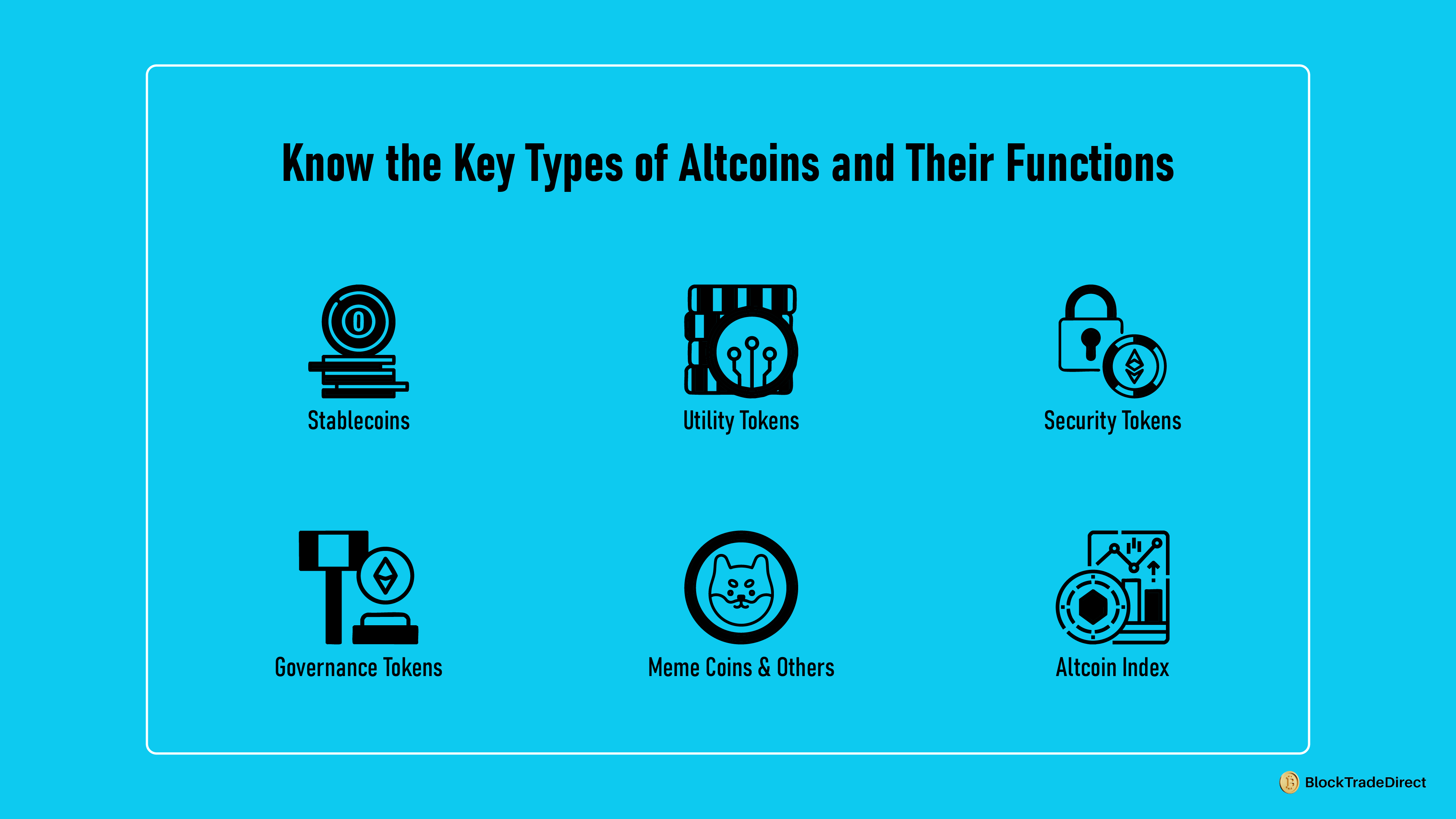 Visual Representation of the Key Types of Altcoins and Their Functionalities