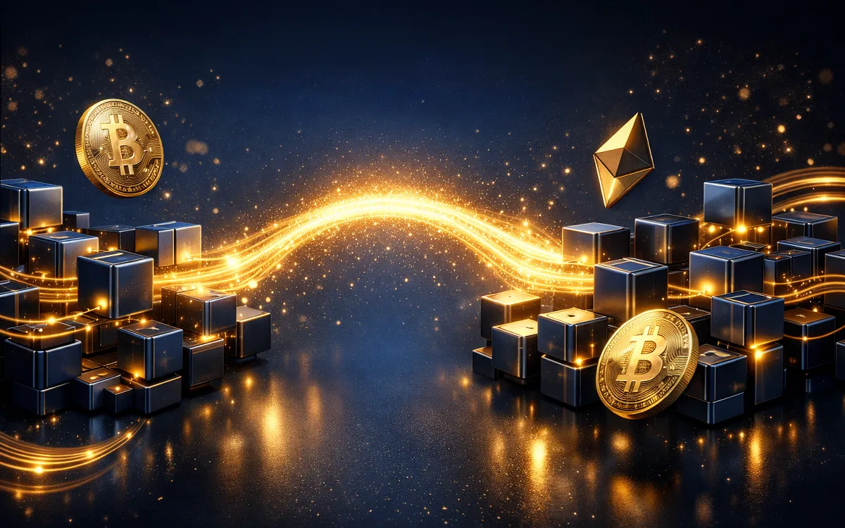 Infographic showing what is cross chain technology